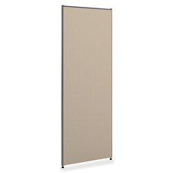 Maxon Furniture Vers Office Panel, Gray Fabric, Gray Powder Coated Steel Frame 72h x 30w