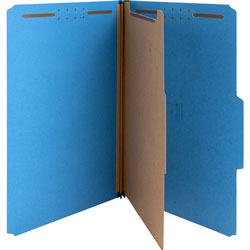 Nature Saver Top-Tab 1-Divider Classification Folder, Dark Blue