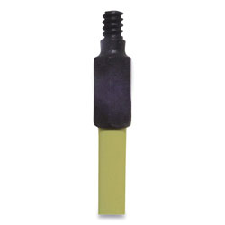 O'Dell® Broom Handle with Nylon Thread, Fiberglass, 60 in, Yellow