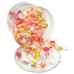 Office Snax Sugar-Free Hard Candy Assortment, Individually Wrapped, 160-Pieces/Tub