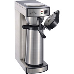 CoffeePro Air Pot Brewer, Stainless Steel, 75 oz, 8 3/4 x 14 3/4 x 21 1/4