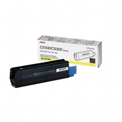 Okidata High Yield Toner Cartridge for C5100, C5150, C5200, C5300, C5400, Yellow