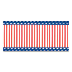 Pacon Corobuff Corrugated Paper Roll, 48 in x 25 ft, Stars and Stripes