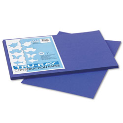Pacon Tru-Ray Construction Paper, 76 lbs., 12 x 18, Royal Blue, 50 Sheets/Pack