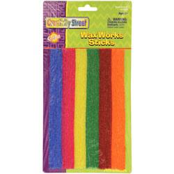 Pacon Hot Color Sticks, 8 in, 48/PK, Assorted Neon