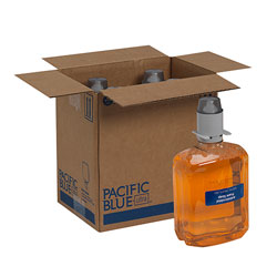 Pacific Blue Ultra Antimicrobial BZK Foam Hand Soap Refills for Manual Dispensers, Antimicrobial Pacific Citrus®, 1,200 mL/Bottle, 4 Bottles/Case (GPC43819)