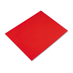 Pacon Colored Four-Ply Poster Board, 28 x 22, Red, 25 per Carton (PAC54751)
