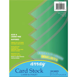 Pacon Cardstock, 65 lb, 8-1/2 inWx1/2 inLx11 inH, 100/PK, EGN