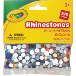 Creativity Street Rhinestones Assortment - Multicolor - Plastic - 100 / Bag