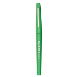 Papermate® Point Guard Flair Pen, Green Barrel, 1.0 Mm, Green Ink