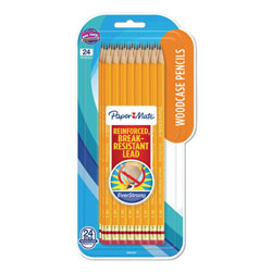 Papermate® EverStrong #2 Pencils, HB (#2), Black Lead, Yellow Barrel, 24/Pack