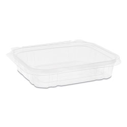 Pactiv EarthChoice Tamper Evident Deli Container, 16 oz, 7.25 x 6.38 x 1, Clear, 240/Carton