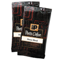 Peet's Coffee Portion Packs, House Blend, 2.5 oz Frack Pack, 18/Box