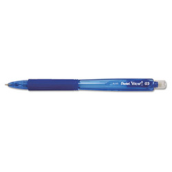 Pentel Mechanical Pencil, .5mm, 5-7/10 in, Blue Barrel