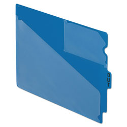 Pendaflex Colored Poly Out Guides with Center Tab, 1/3-Cut End Tab, Out, 8.5 x 11, Blue, 50/Box (ESS13542)