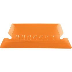 Pendaflex Hanging File Folder Tabs, 1/5 Tab, Two Inch, Orange Tab/White Insert, 25/Pack (ESS42ORA)