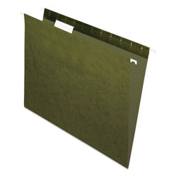 Pendaflex Standard Green Hanging Folders, Letter Size, 1/5-Cut Tab, Standard Green, 25/Box (ESS81602)