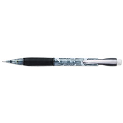 Pentel Icy Mechanical Pencil, 0.5 mm, HB (#2.5), Black Lead, Transparent Smoke Barrel, Dozen (PENAL25TA)