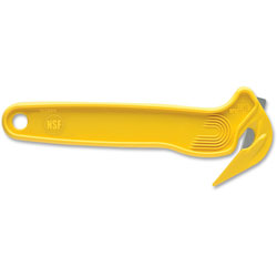 Pacific Handy Cutter Film Cutter, with Tape Splitter, Disposable, Yellow