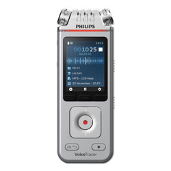 Philips Voice Tracer 4110 Digital Recorder, 8 GB, Silver