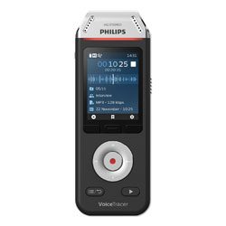 Philips Voice Tracer DVT2110 Digital Recorder 8 GB, Black/Silver