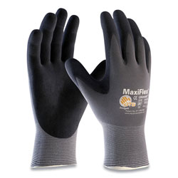 MaxiFlex® Endurance Seamless Knit Nylon Gloves, X-Large, Gray/Black, 12 Pairs