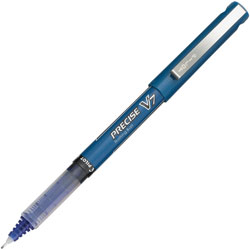 Pilot Roller Ball Pen, Nonrefillable, Fine, Blue