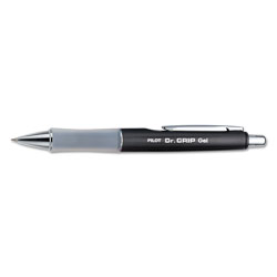 Pilot Dr. Grip Limited Retractable Gel Pen, 0.7mm, Black Ink, Charcoal Gray Barrel