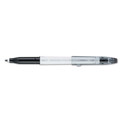 Pilot FriXion Colors Erasable Stick Marker Pen, 2.5mm, Black Ink, White Barrel