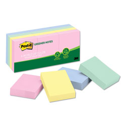 Post-it® Original Recycled Note Pads, 1.38 in x 1.88 in, Sweet Sprinkles Collection Colors, 100 Sheets/Pad, 12 Pads/Pack