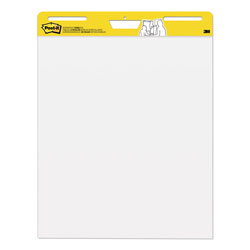 Post-it® Vertical-Orientation Self-Stick Easel Pads, Unruled, 30 White 25 x 30 Sheets, 2/Carton (MMM559)