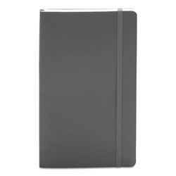 Poppin Professional Notebook, 1 Subject, Medium/College Rule, Dark Gray Cover, 8.25 x 5, 96 Sheets