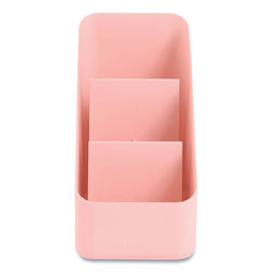 Poppin The Get-It-Together Small Desk Organizer, 4 x 6.5 x 7.25, Blush