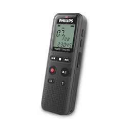 Philips Voice Tracer 1160 Audio Recorder, 8 GB, Gray