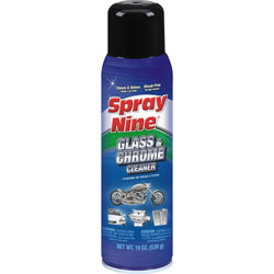 Spray Nine® Glass/Stainless Steel Cleaner, 19oz., 12/CT, CL