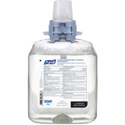 Purell PCMX Antimicrobial E2 Foam Handwash, 42.3 fl oz (1250 mL), Oil Remover, Soil Remover, Kill Germs, Hand, Food Processing Industry, Dye-free, Fragrance-free, 4/Carton