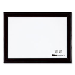 Quartet Home Decor Magnetic Dry Erase Board, 23 x 17, Black Wood Frame
