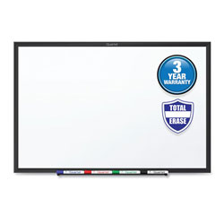 Quartet® Classic Series Total Erase Dry Erase Board, 48 x 36, White Surface, Black Frame