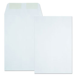 Quality Park Catalog Envelope, #1, Cheese Blade Flap, Gummed Closure, 6 x 9, White, 500/Box