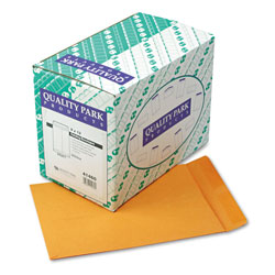 Quality Park Catalog Envelope, #10 1/2, Cheese Blade Flap, Gummed Closure, 9 x 12, Brown Kraft, 250/Box