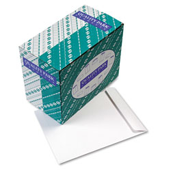 Quality Park Catalog Envelope, #13 1/2, Cheese Blade Flap, Gummed Closure, 10 x 13, White, 250/Box