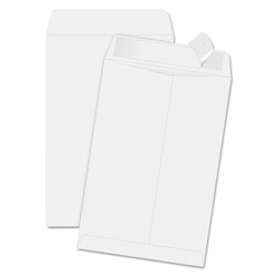 Quality Park Redi-Strip Catalog Envelope, #1 3/4, Cheese Blade Flap, Redi-Strip Closure, 6.5 x 9.5, White, 100/Box