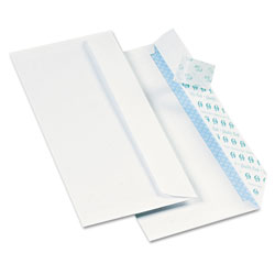 Quality Park Redi-Strip Security Tinted Envelope, #10, Commercial Flap, Redi-Strip Closure, 4.13 x 9.5, White, 1000/Box