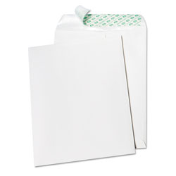 Quality Park Tech-No-Tear Catalog Envelope, #10 1/2, Cheese Blade Flap, Self-Adhesive Closure, 9 x 12, White, 100/Box