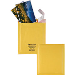 Quality Park Redi Strip Shipping Envelope, Paper Stock, 7 1/2 x 9 1/2, Brown Kraft, 10/Box