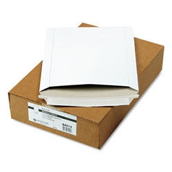 Quality Park Extra-Rigid Photo/Document Mailer, Cheese Blade Flap, Self-Adhesive Closure, 9 x 11.5, White, 25/Box