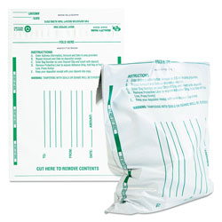 Quality Park Poly Night Deposit Bags w/Tear-Off Receipt, 10 x 13, Opaque, 100 Bags/Pack (QUA45228)