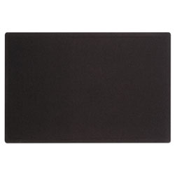 Quartet® Oval Office Fabric Bulletin Board, 48 x 36, Black (QRT7684BK)