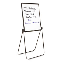 Quartet® Ultima Presentation Easel, 27 x 34, White Surface, Black Frame (QRT101EL)