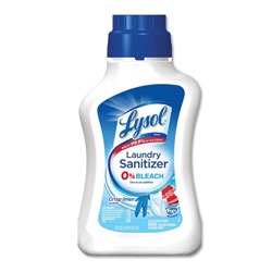 Lysol Laundry Sanitizer, Liquid, Crisp Linen, 41 oz, 6/Carton